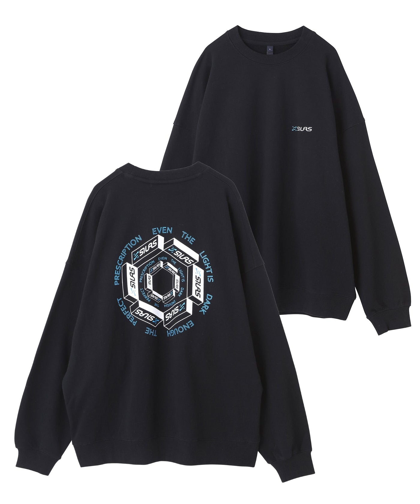 BIG CREWNECK SWEATSHIRT ISOMETRIC SILAS