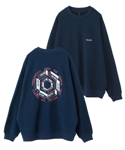 BIG CREWNECK SWEATSHIRT ISOMETRIC SILAS