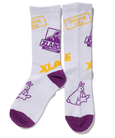 FR2 × XLARGE Logo Socks