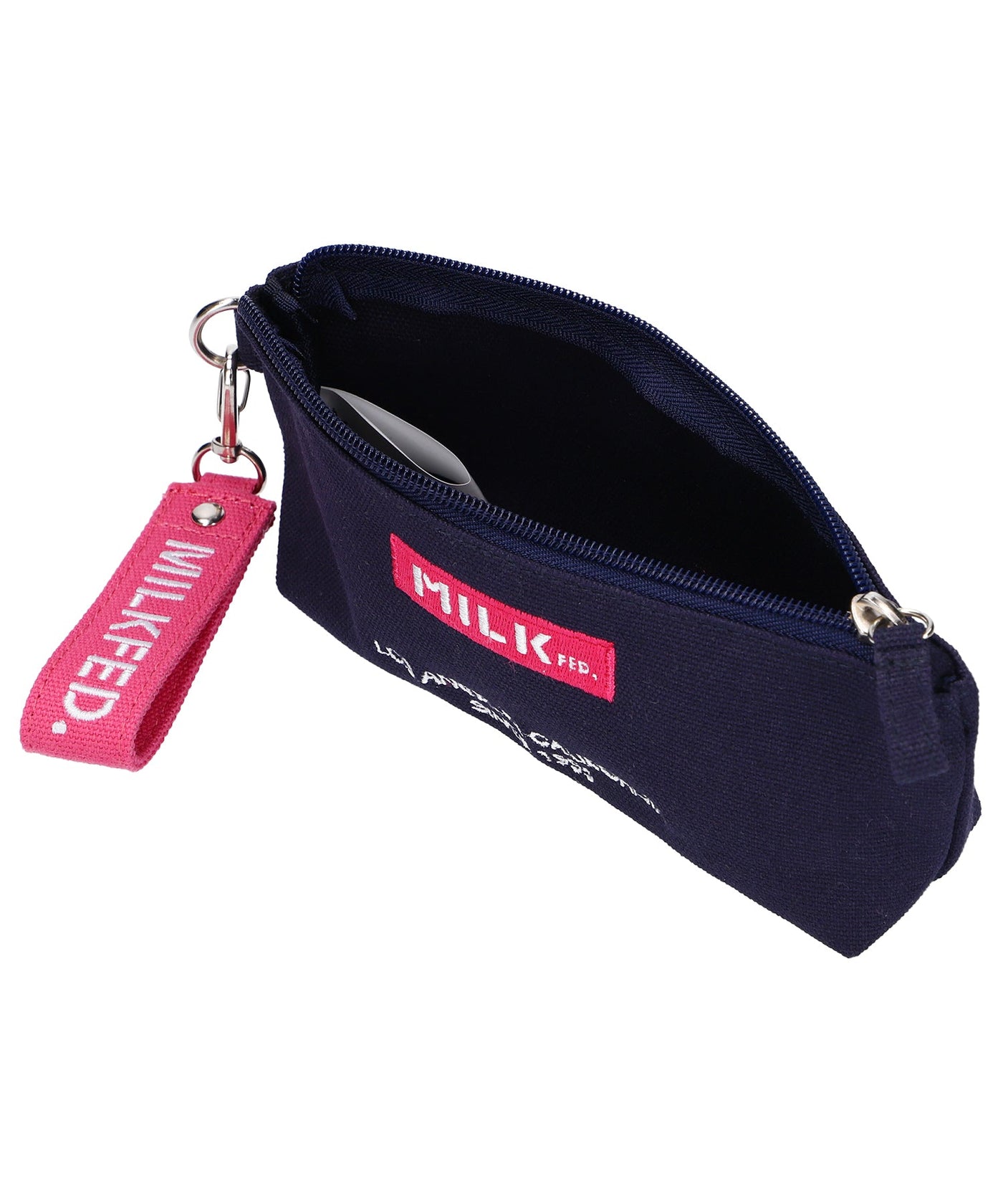 【LIFE STYLE】EMBROIDERED BAR PENCIL CASE MILKFED.