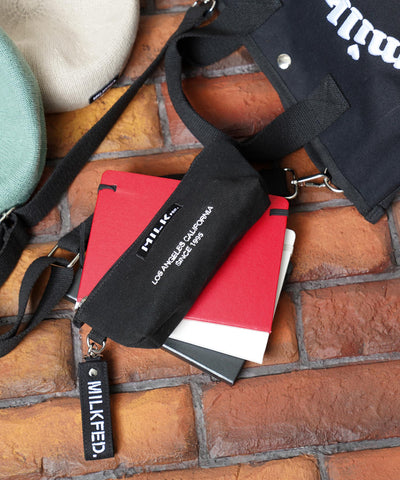 【LIFE STYLE】EMBROIDERED BAR PENCIL CASE MILKFED.