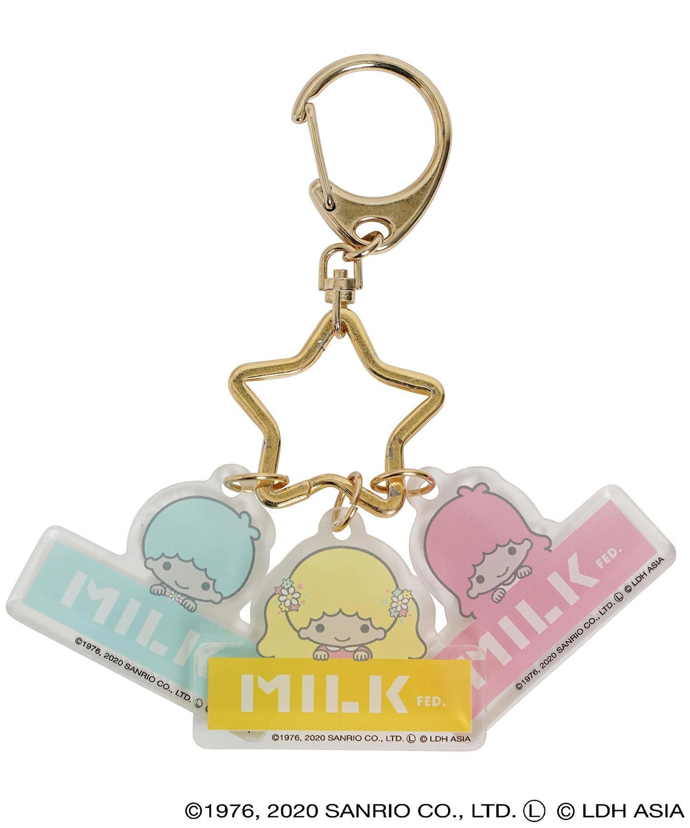 Dream Ami x Little Twin stars x MILKFED. STAR KEY CHAIN