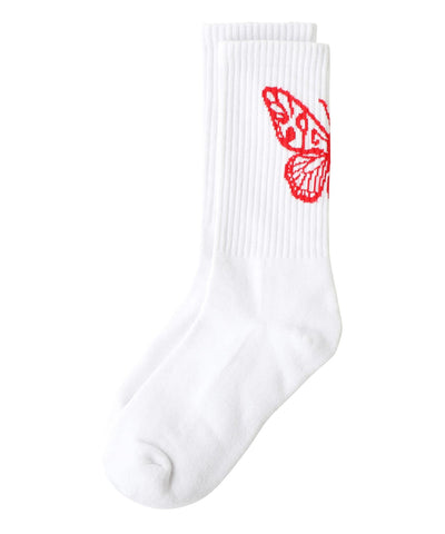 BUTTERFLY RIB SOCKS X-girl