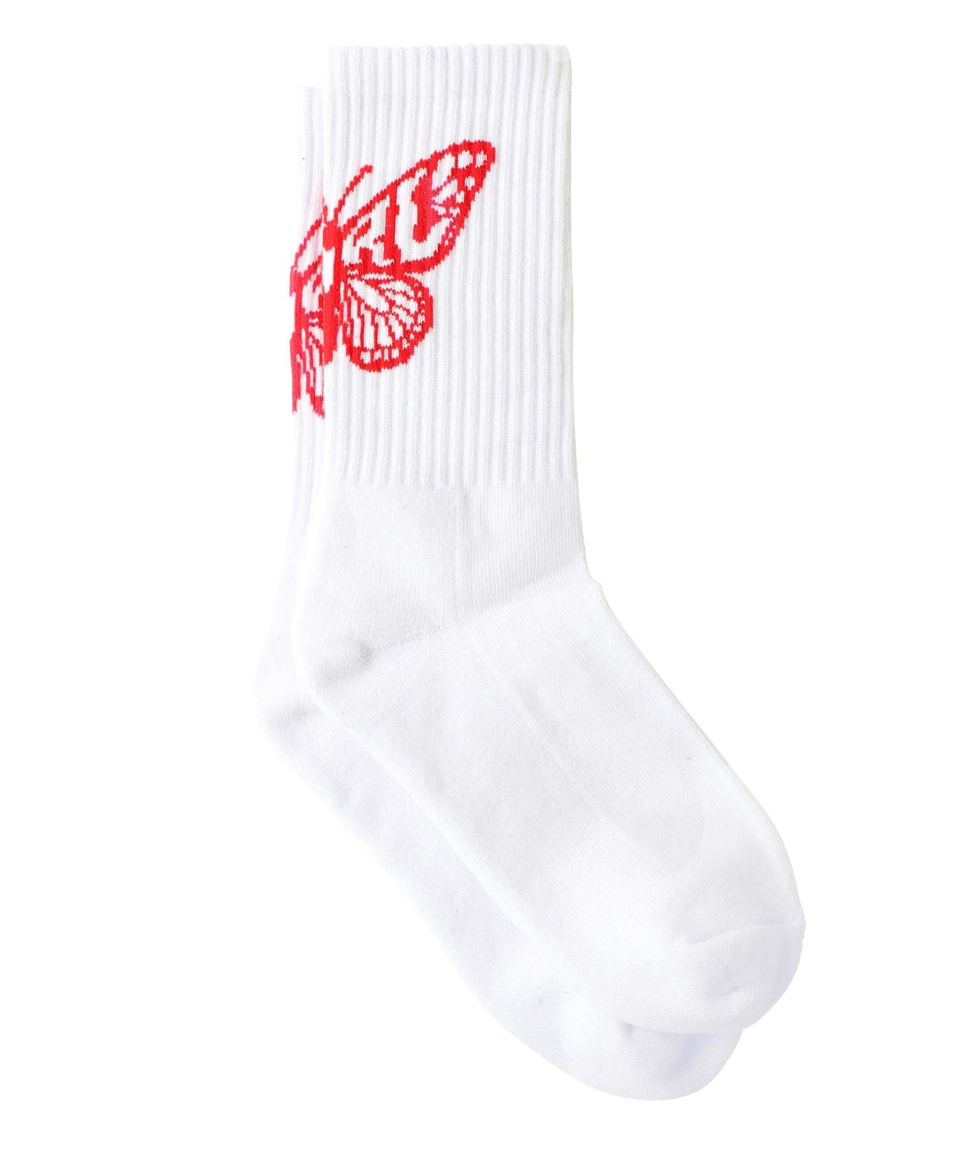 BUTTERFLY RIB SOCKS X-girl