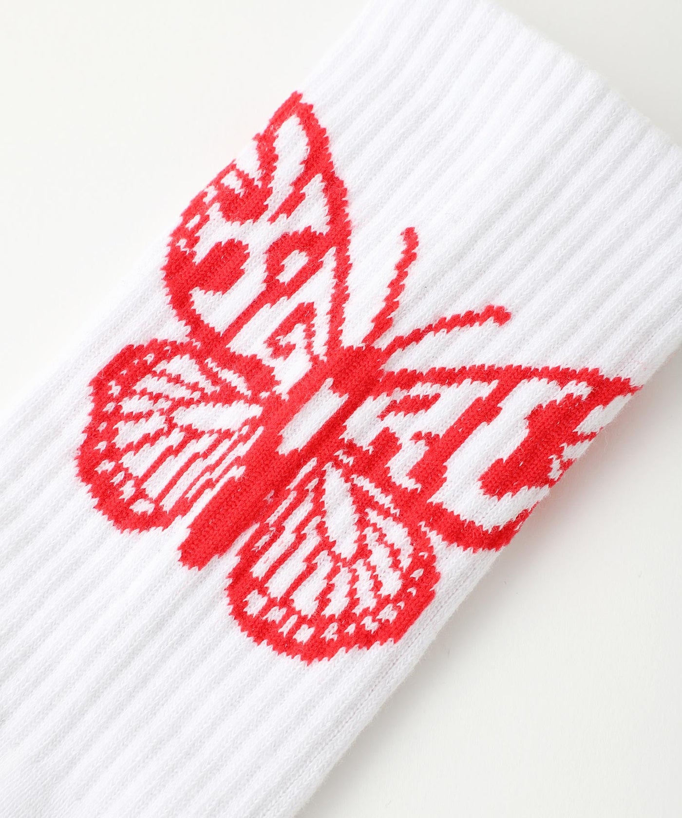 BUTTERFLY RIB SOCKS X-girl