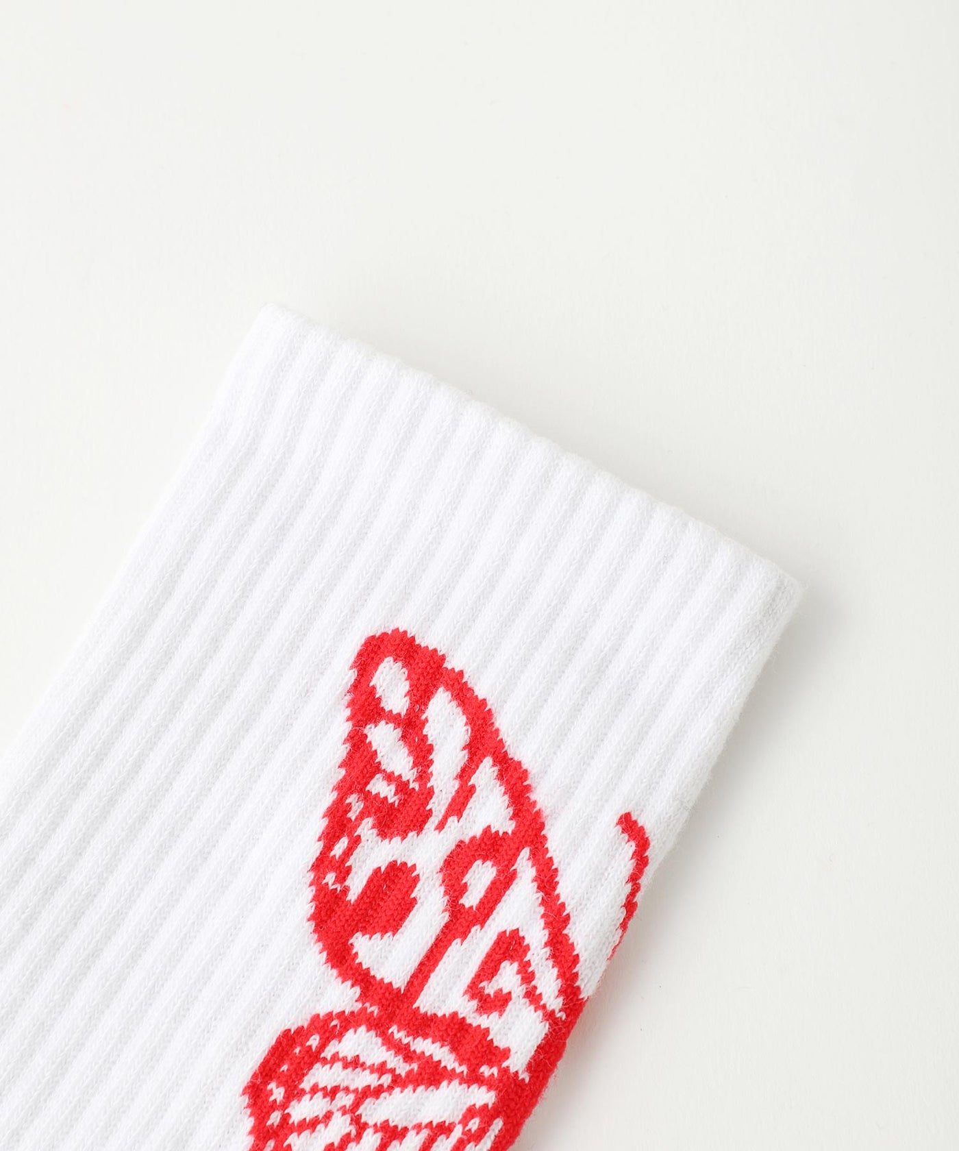 BUTTERFLY RIB SOCKS X-girl