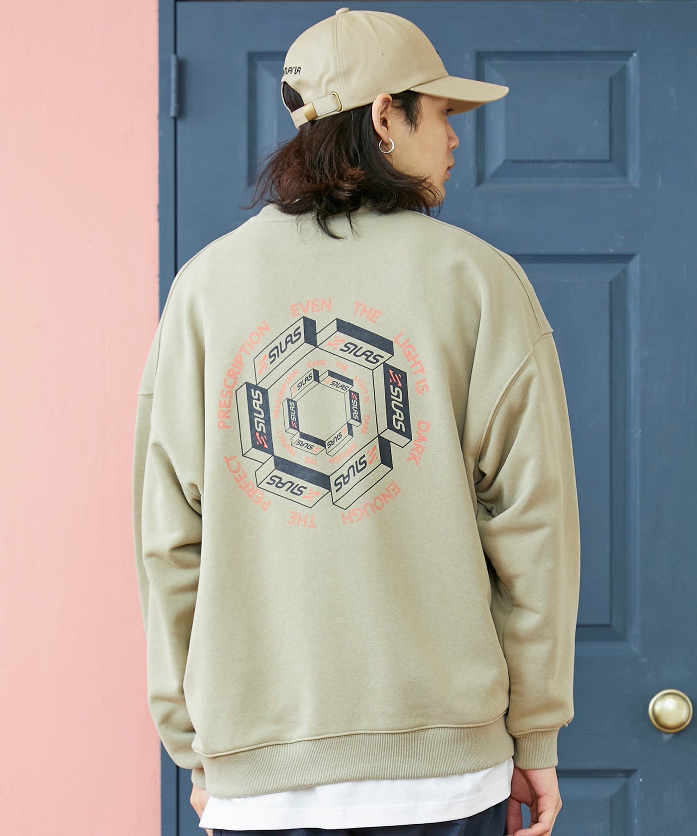 BIG CREWNECK SWEATSHIRT ISOMETRIC SILAS