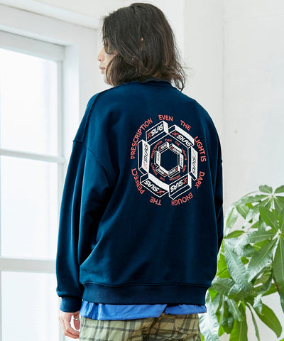 BIG CREWNECK SWEATSHIRT ISOMETRIC SILAS