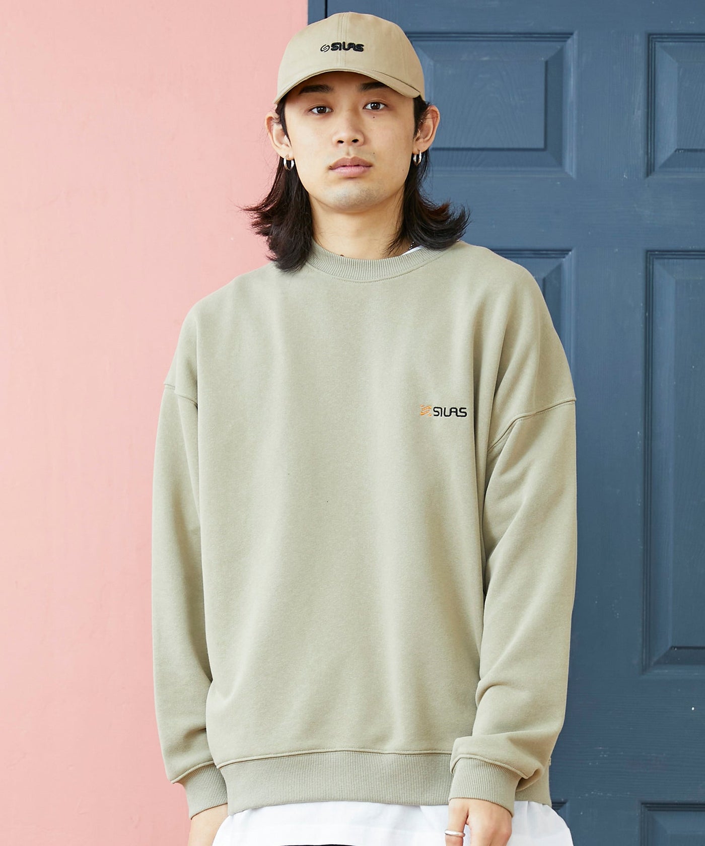 BIG CREWNECK SWEATSHIRT ISOMETRIC SILAS