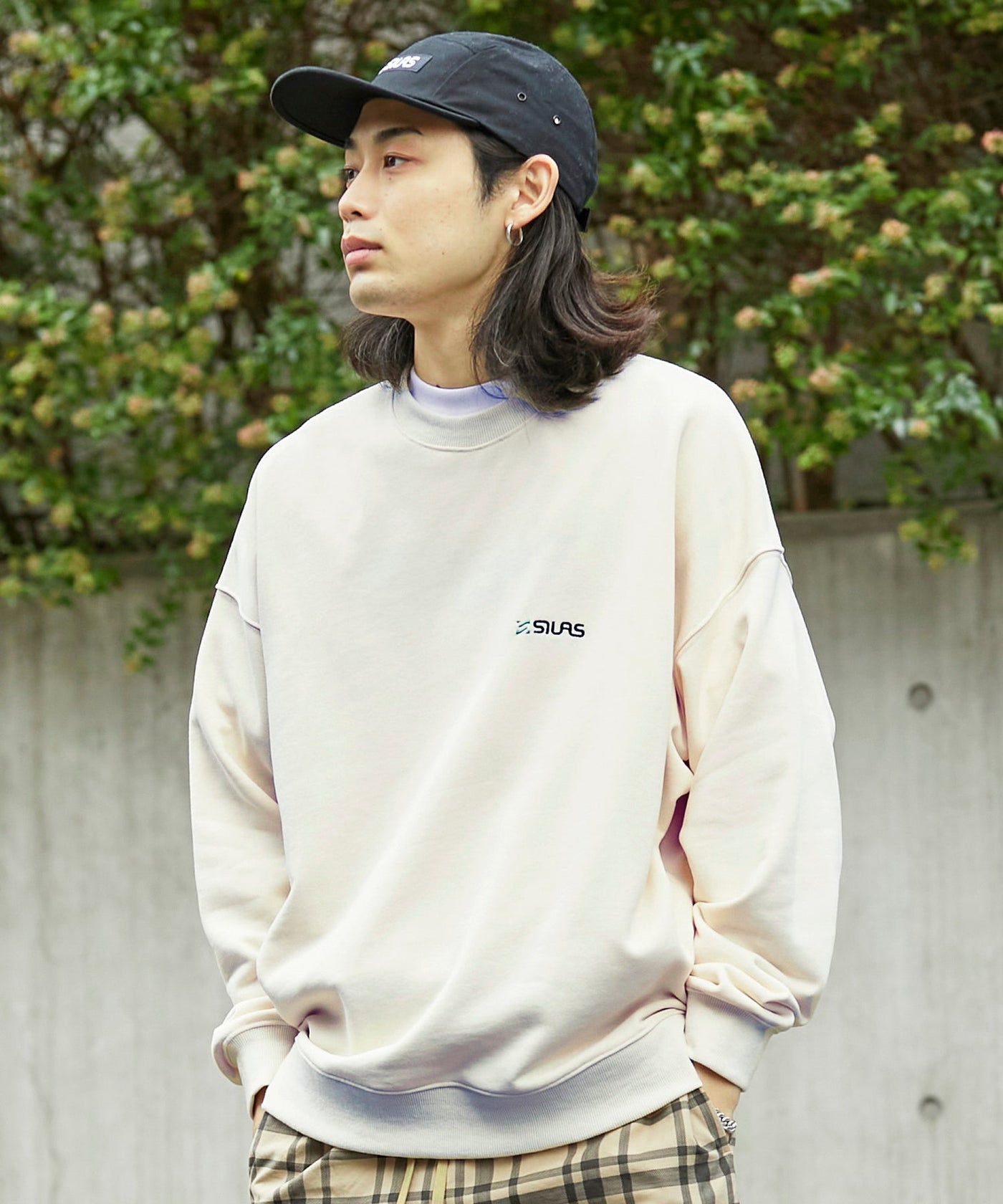 BIG CREWNECK SWEATSHIRT ISOMETRIC SILAS