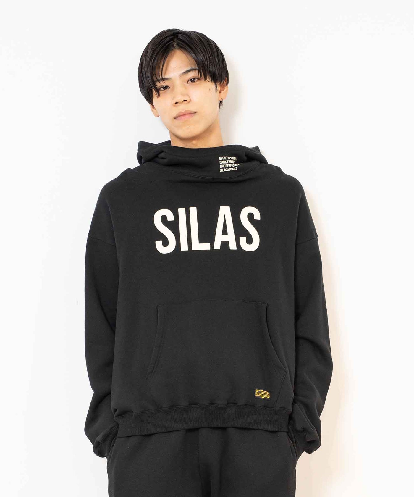 STAND COLLAR SWEAT HOODIE SILAS