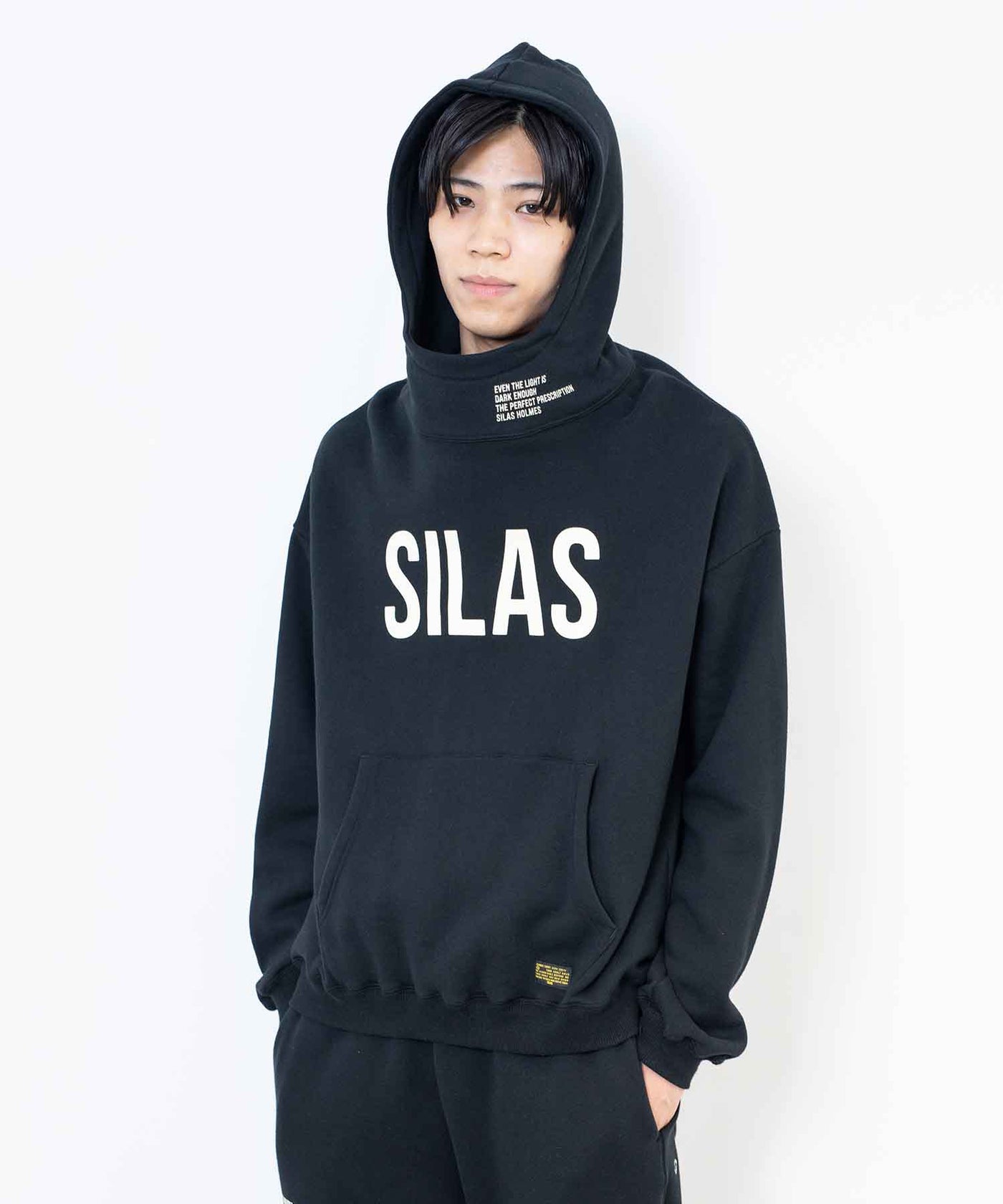 STAND COLLAR SWEAT HOODIE SILAS