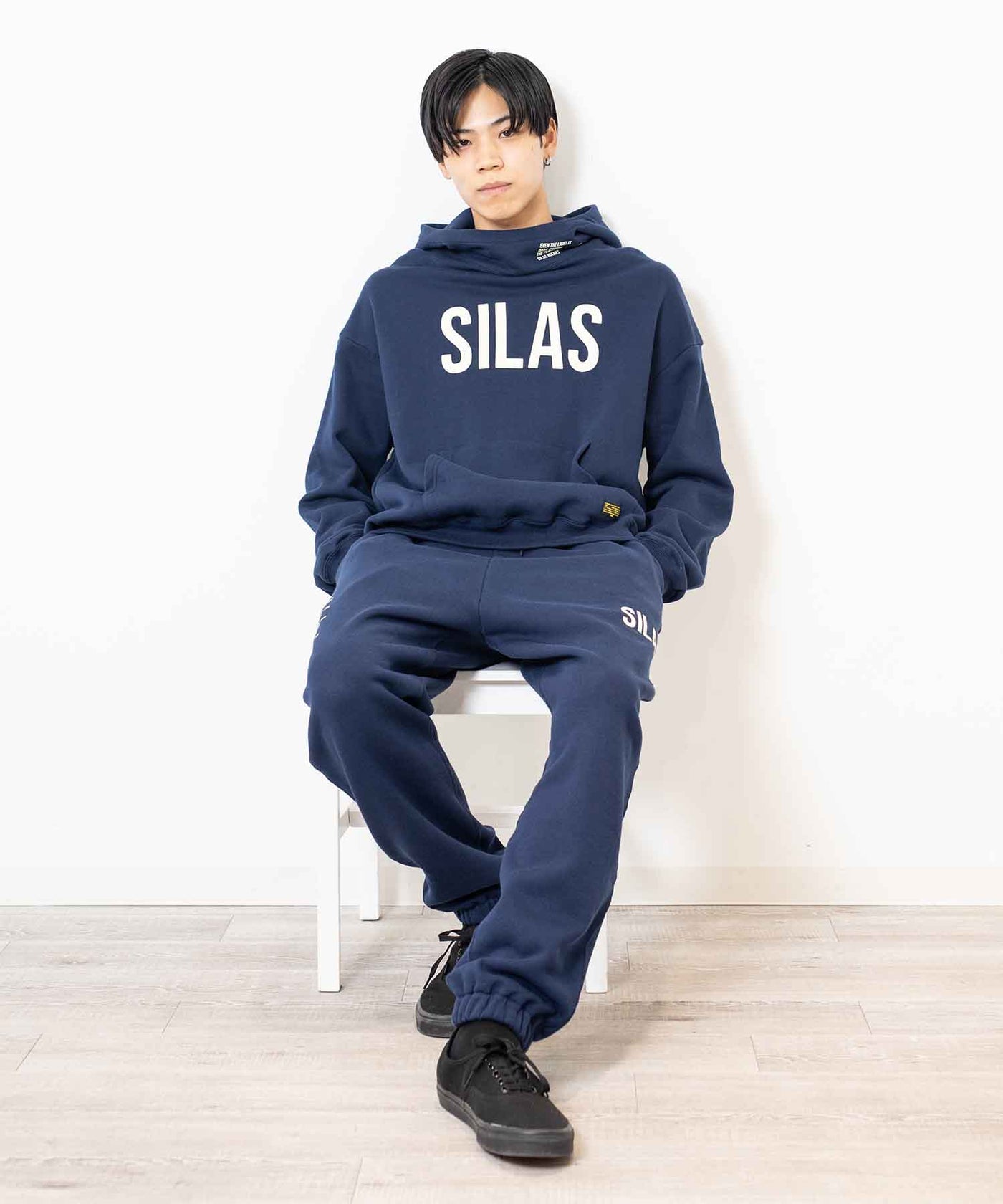 STAND COLLAR SWEAT HOODIE SILAS