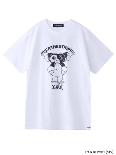 【calif限定】GREMLiNS × X-girl × OVER THE STRiPES GIZMO TEE ＆ DOLL SET