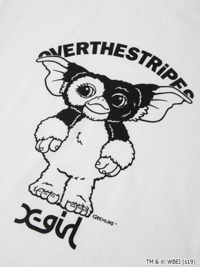 【calif限定】GREMLiNS × X-girl × OVER THE STRiPES GIZMO TEE ＆ DOLL SET