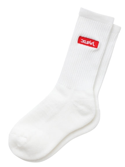 BOX LOGO EMBROIDERED SOCKS X-girl