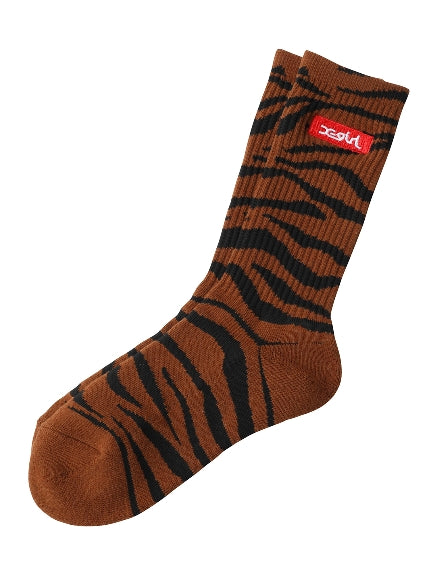 BOX LOGO EMBROIDERED SOCKS X-girl