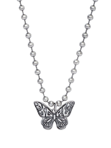 ネックレス_BUTTERFLY NECKLACE X-girl