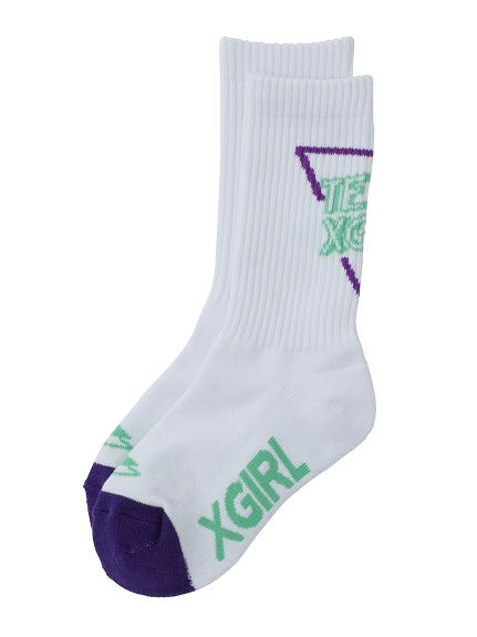 TEAM XGIRL RIB SOCKS SPORTS X-girl