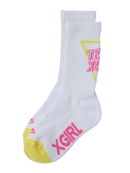 TEAM XGIRL RIB SOCKS SPORTS X-girl